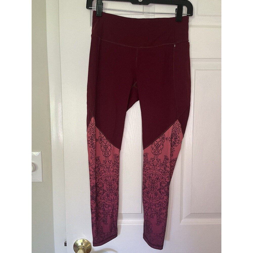 Calia Pink Pattern Leggings Women Small Side Pocket women small